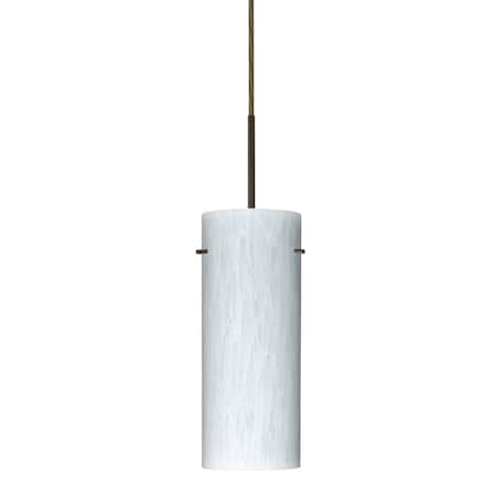 Besa Lighting Stilo 10 Cord Pendant, Carrera, Bronze Finish, 1x100W Incandescent 1JT-412319-BR